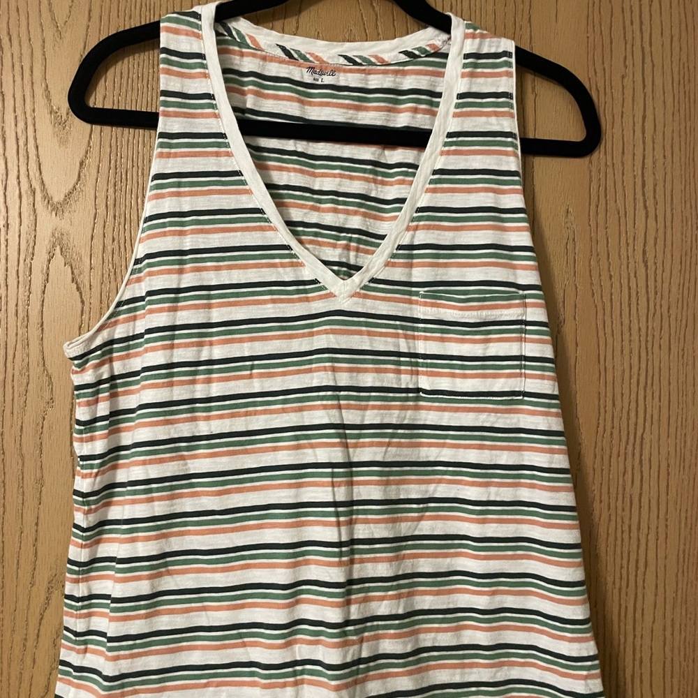 Striped Madewell tank top